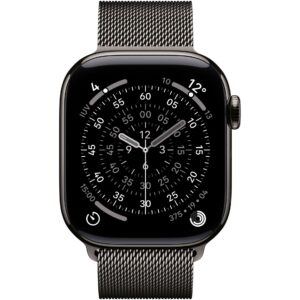 Apple Watch Series 11 Titanium 42mm Cellular – Slate with Milanese Loop