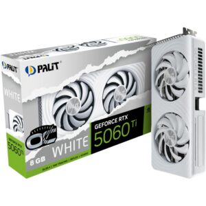 Kartelë grafike NVIDIA RTX 5060 Ti 8GB Palit OC GDDR7 white