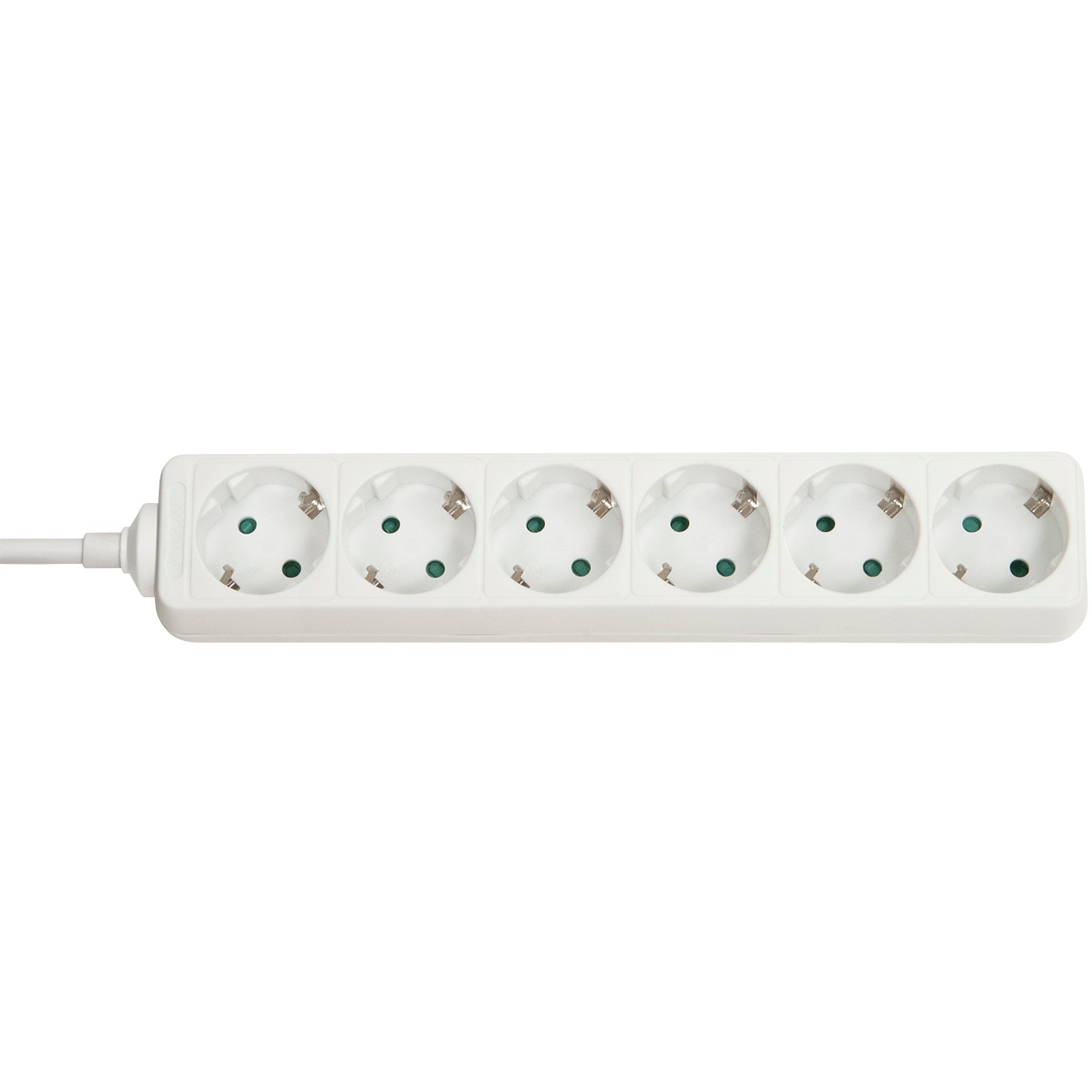 Kabllo për Furnizim me Energji Shuko / LINDY Power Strip Schuko 6-Port – Bardhë
