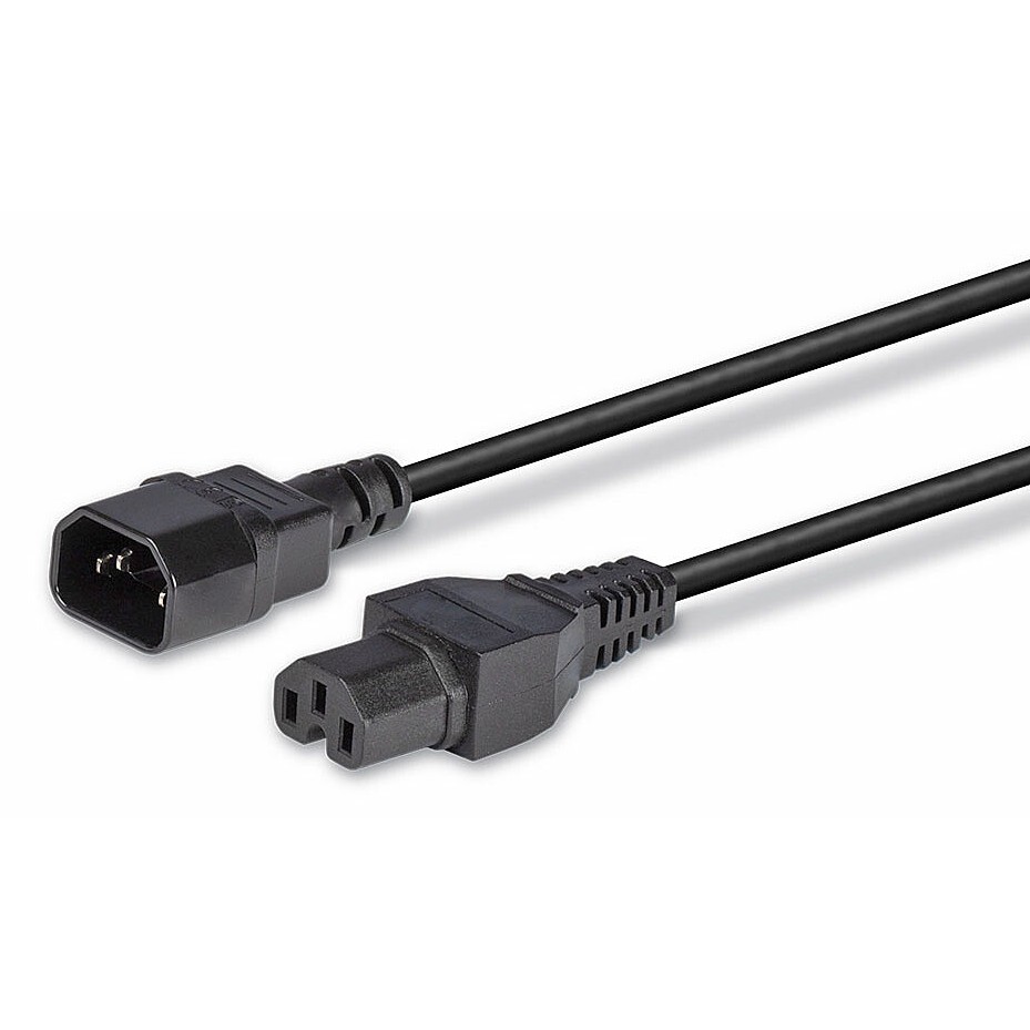 Kabllo për Furnizim me Energji LINDY Cable / 2m / IEC C14 → IEC C15 (Hot Condition) - Zezë - Figura 5