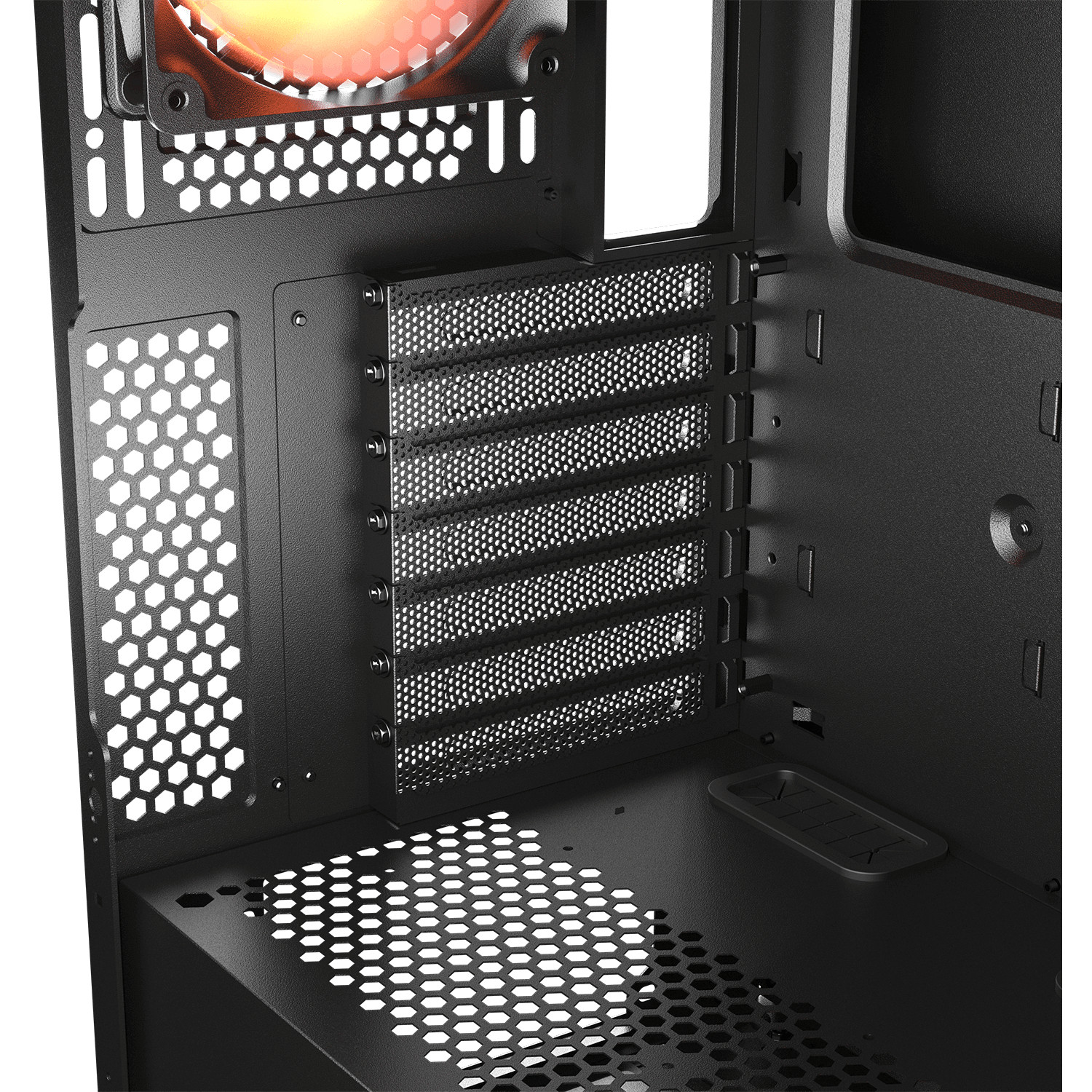 Kasë Midi COUGAR Airface ECO / ARGB – Zezë - Figura 5