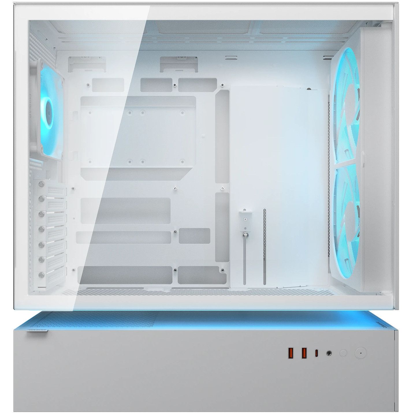 Kasë Midi COUGAR CFV235 / ARGB / Mesh - Bardhë - Figura 2
