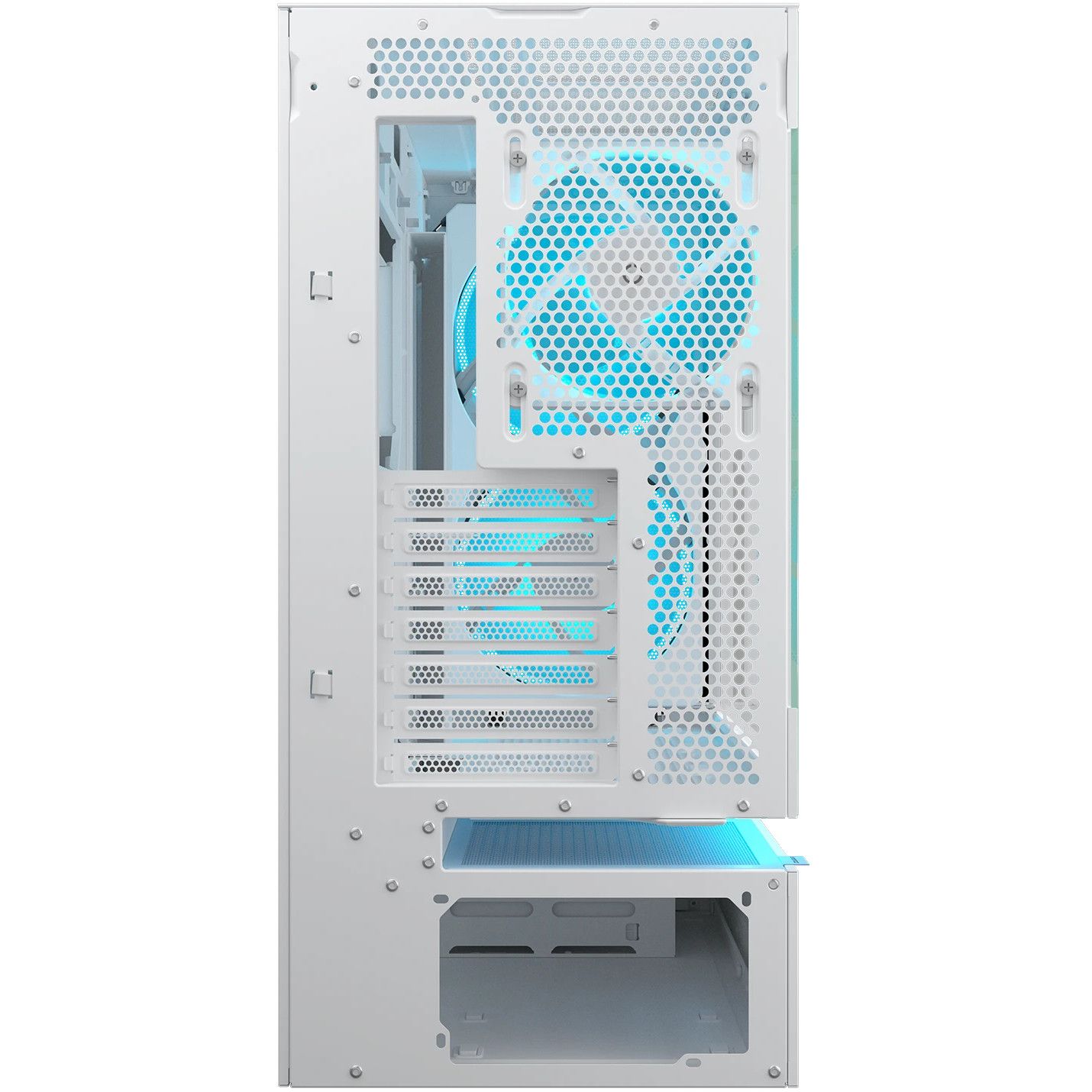 Kasë Midi COUGAR CFV235 / ARGB / Mesh - Bardhë - Figura 4