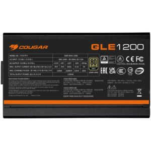 Furnizues Energjie PSU 1200W COUGAR GLE / 1200W / ATX 3.1 Power Supply / 80 Plus  -Ari