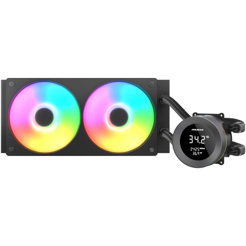 Ftohës për Procesor COUGAR Poseidon Vistek 240 ARGB / CPU Liquid Cooler - Zezë