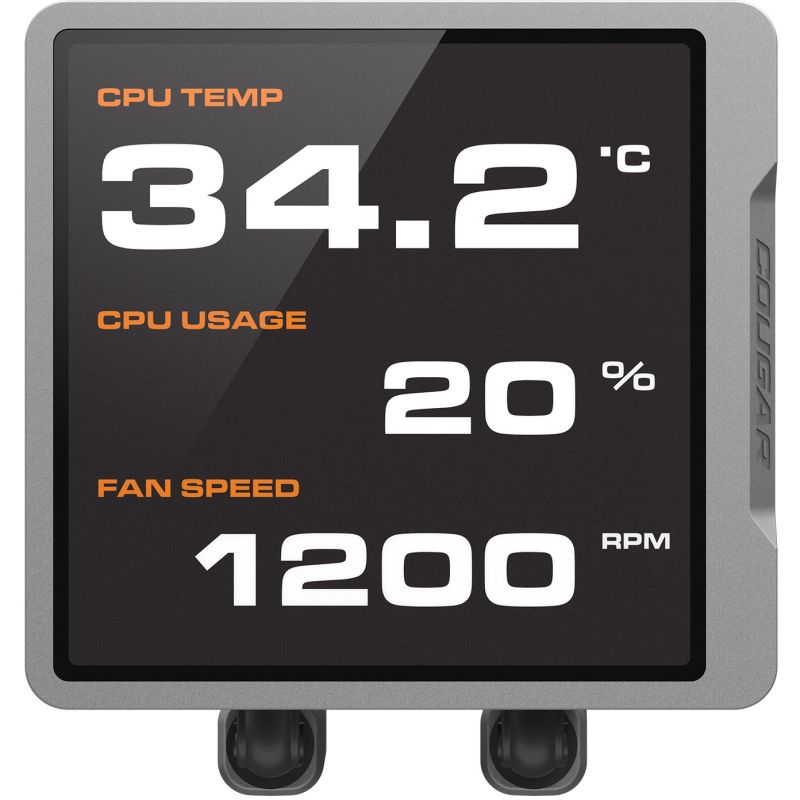 Ftohës për Procesor COUGAR Poseidon Vistek Pro 240 ARGB / CPU Liquid Cooler - Zezë - Figura 3