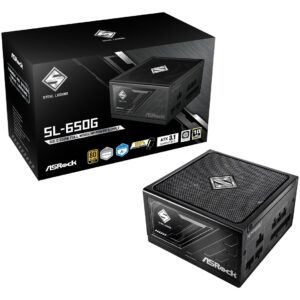 Furnizues Energjie 650W ASRock Steel Legend SL-650G 650W ATX 80+ Gold E zeze