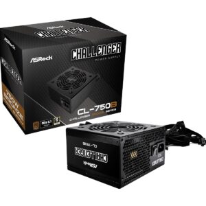 Furnizues Energjie 750W ASRock Challenger Series CL-750B 750W ATX 80+ Bronze E zeze