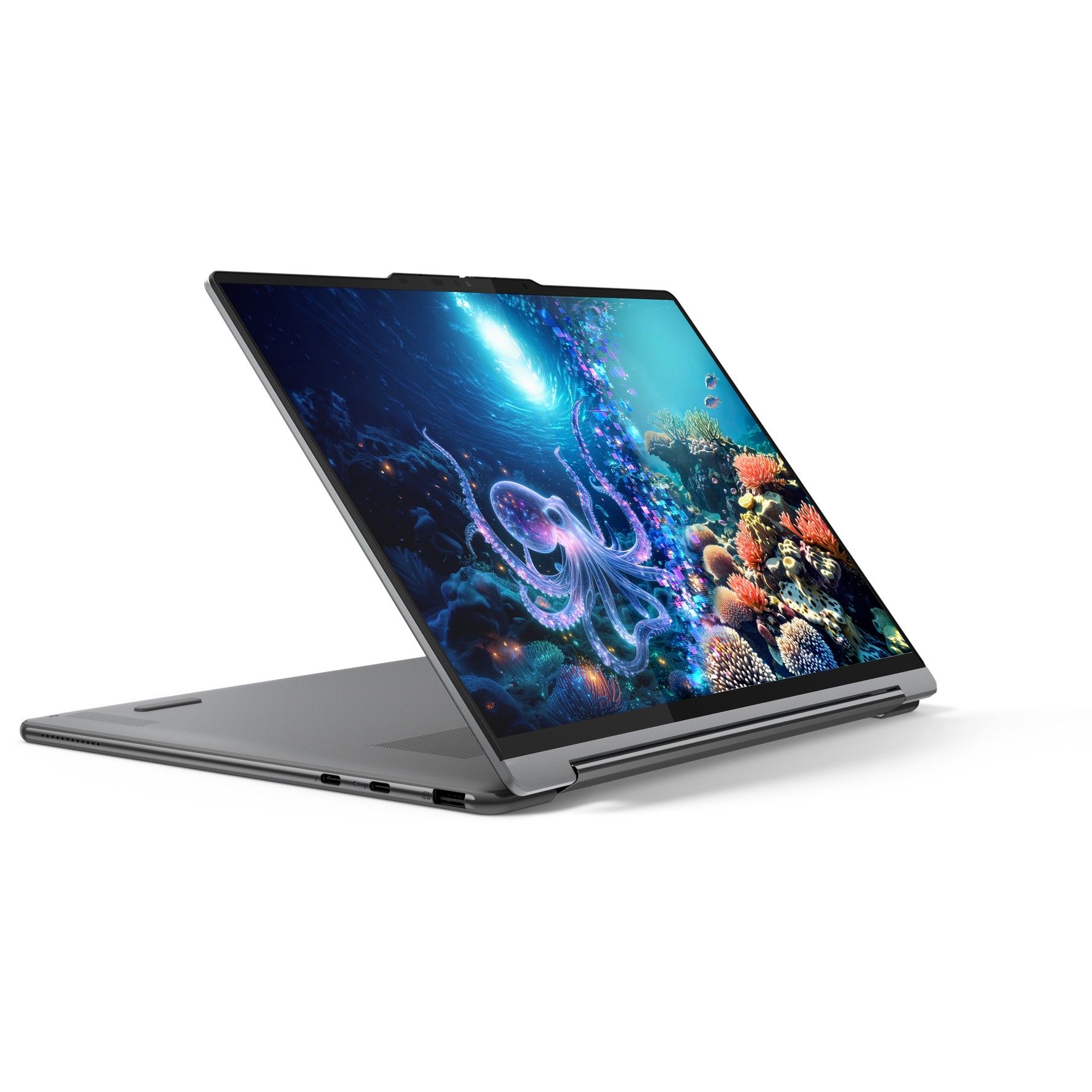 Laptop Lenovo Yoga 9 2-in-1 14ILL10 / Ultra 7-258V / 32GB LPDDR5 / 1TB / 14" WQUXGA OLED Touch / Intel Arc Graphics 140V / Gri - Figura 2