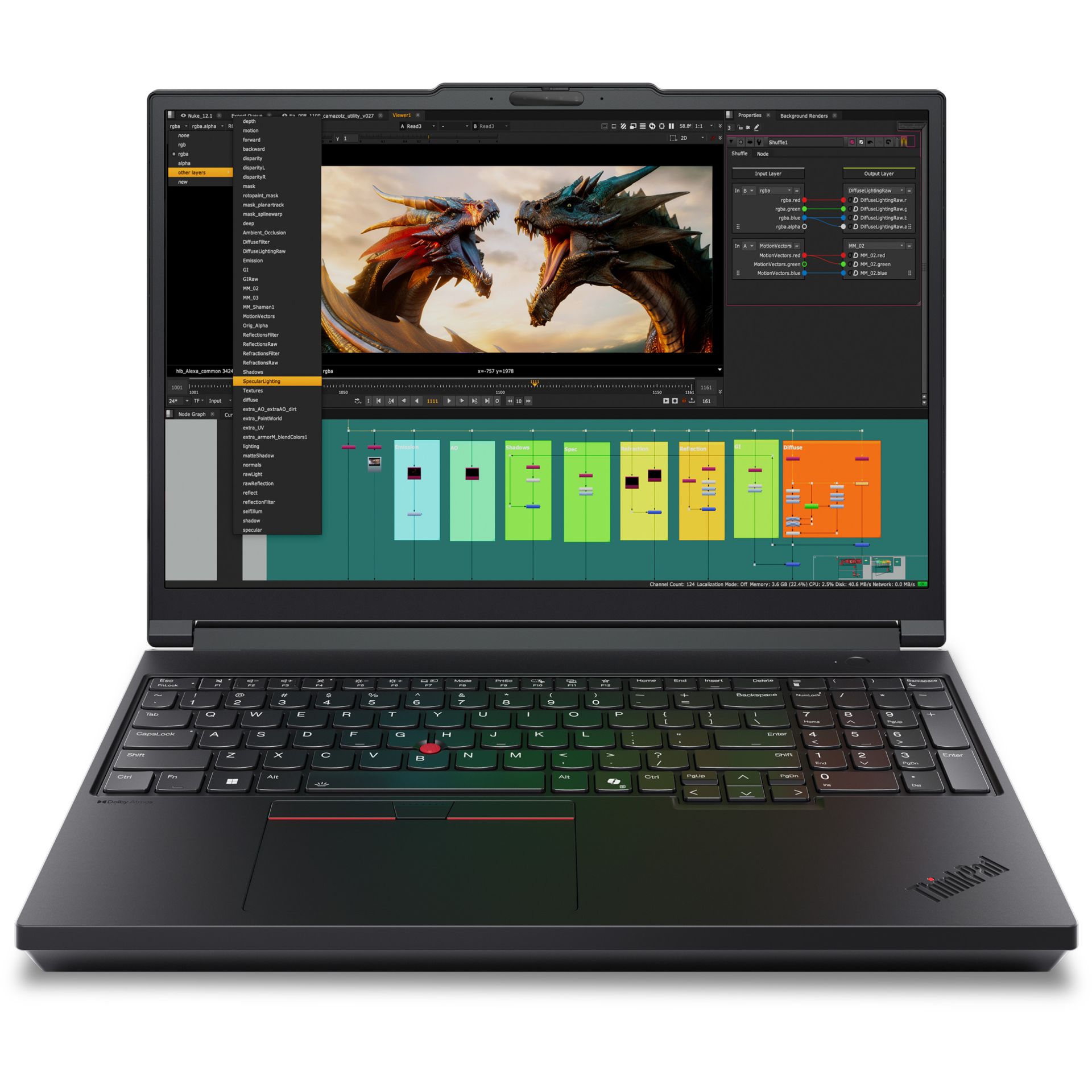 Laptop Gaming Lenovo ThinkPad P16 G3 / Ultra 9-275Hx / 96GB DDR5 / 1TB / 16" 3.2K OLED Touchscreen / RTX PRO 5000 24GB / Zezë