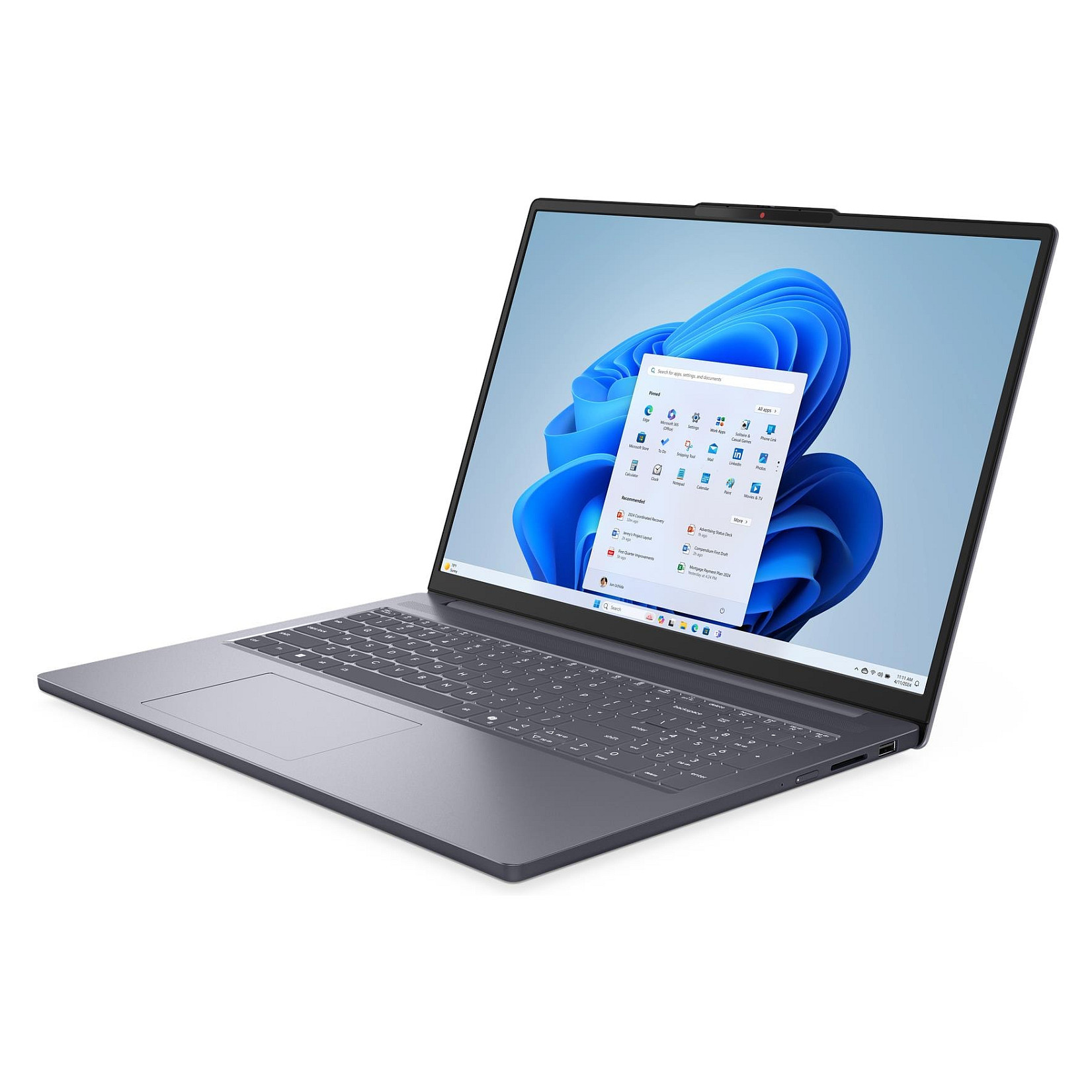Laptop Lenovo IdeaPad Slim 3 83K5000YGE / Core 5 210H / 16GB DDR5 / 1TB / 16" WUXGA IPS / Intel Graphics - Gri - Figura 2