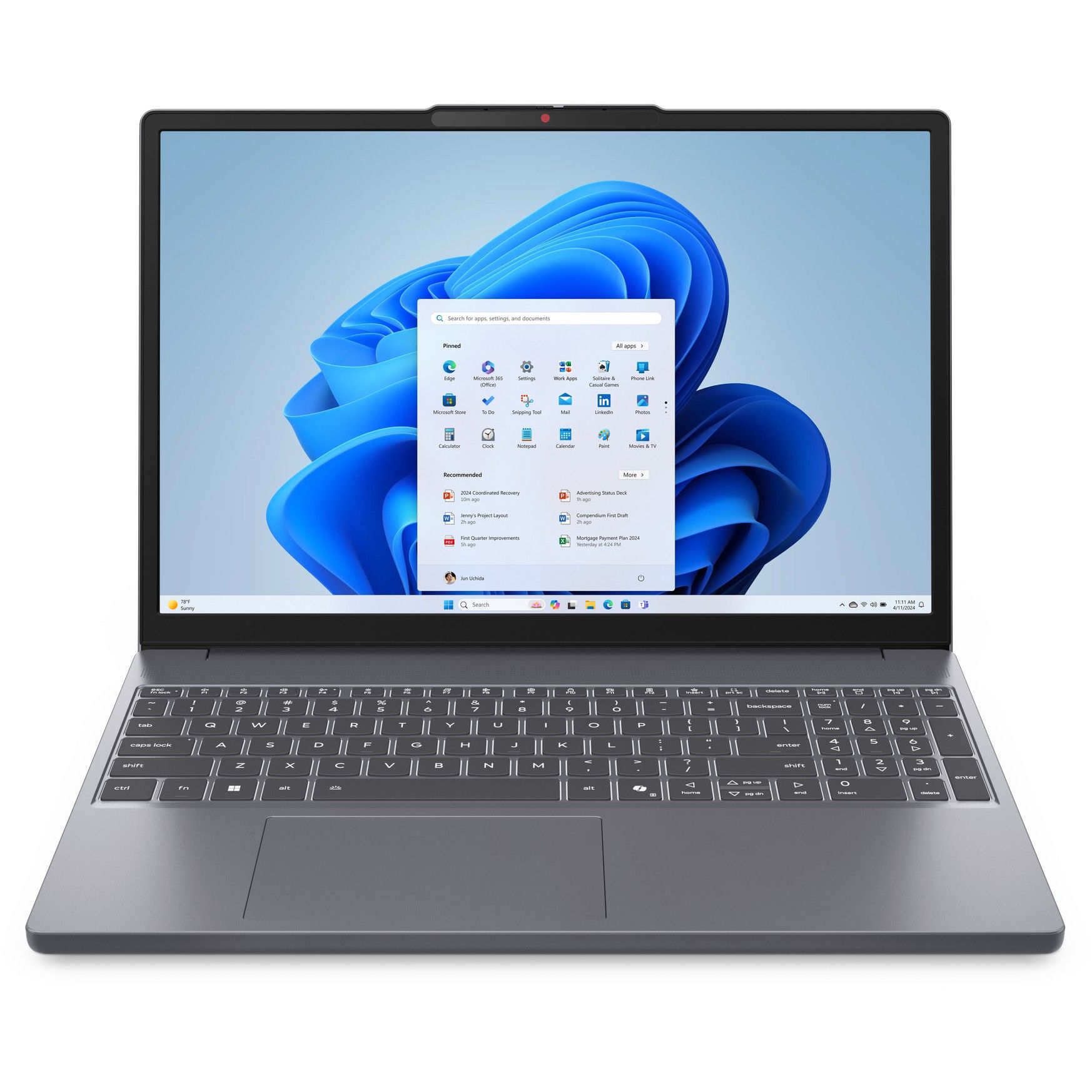 Laptop Lenovo IdeaPad Slim 3 16AHP10 / Ryzen 7-8840HS / 16GB DDR5 / 512GB / 16" WUXGA IPS / AMD Radeon 780M / Gri