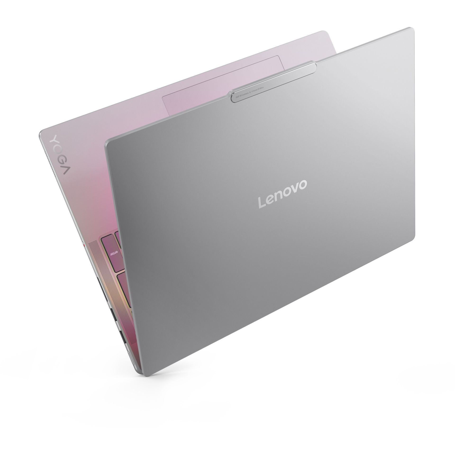 Laptop Gaming Lenovo Yoga Pro 9 Aura Edition 16IAH10 / Ultra 7-255H / 32GB LPDDR5 / 1TB / 16" 2.8K OLED 120Hz / RTX 5060 8GB - Gri - Figura 4
