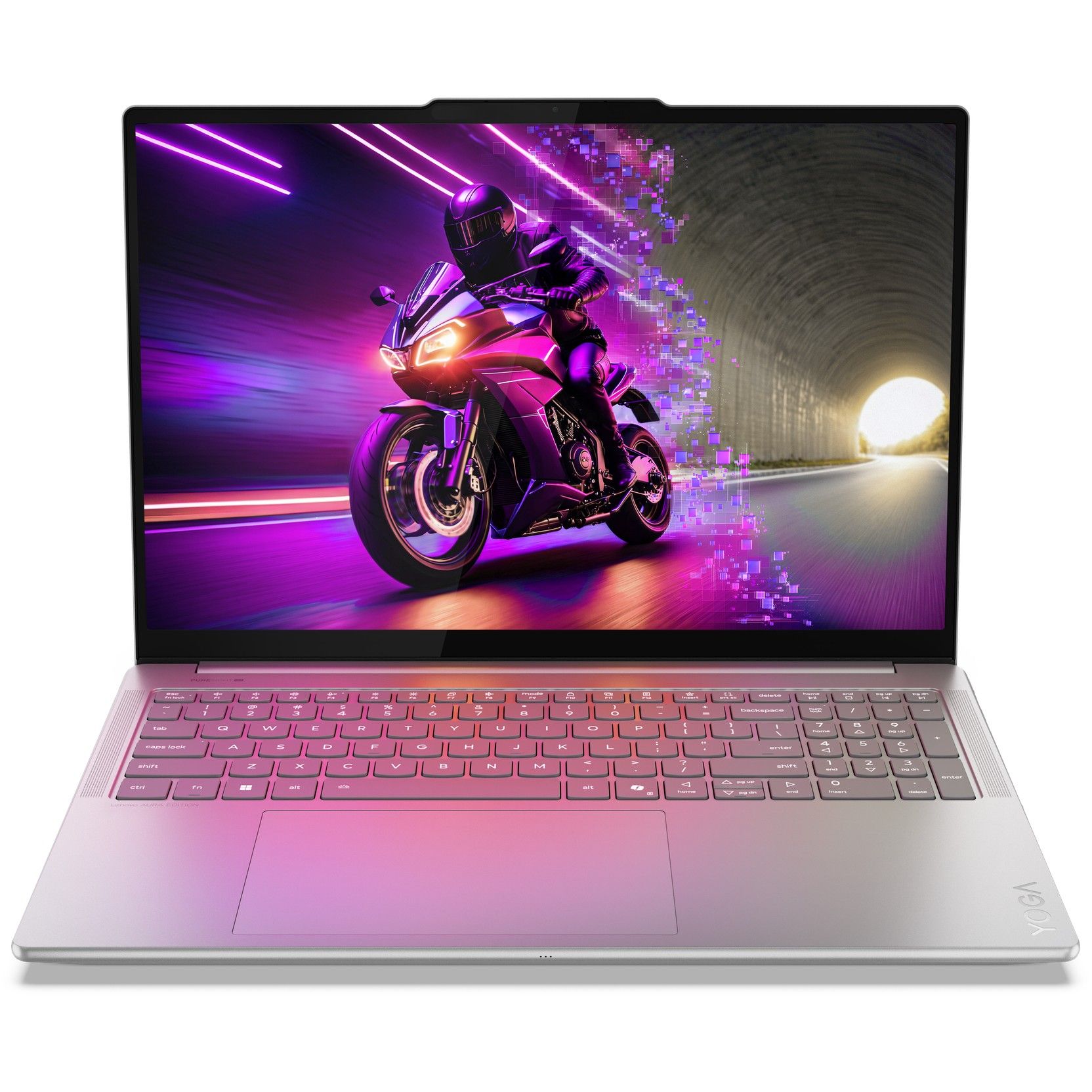 Laptop Gaming Lenovo Yoga Pro 9 Aura Edition 16IAH10 / Ultra 7-255H / 32GB LPDDR5 / 1TB / 16" 2.8K OLED 120Hz / RTX 5060 8GB - Gri