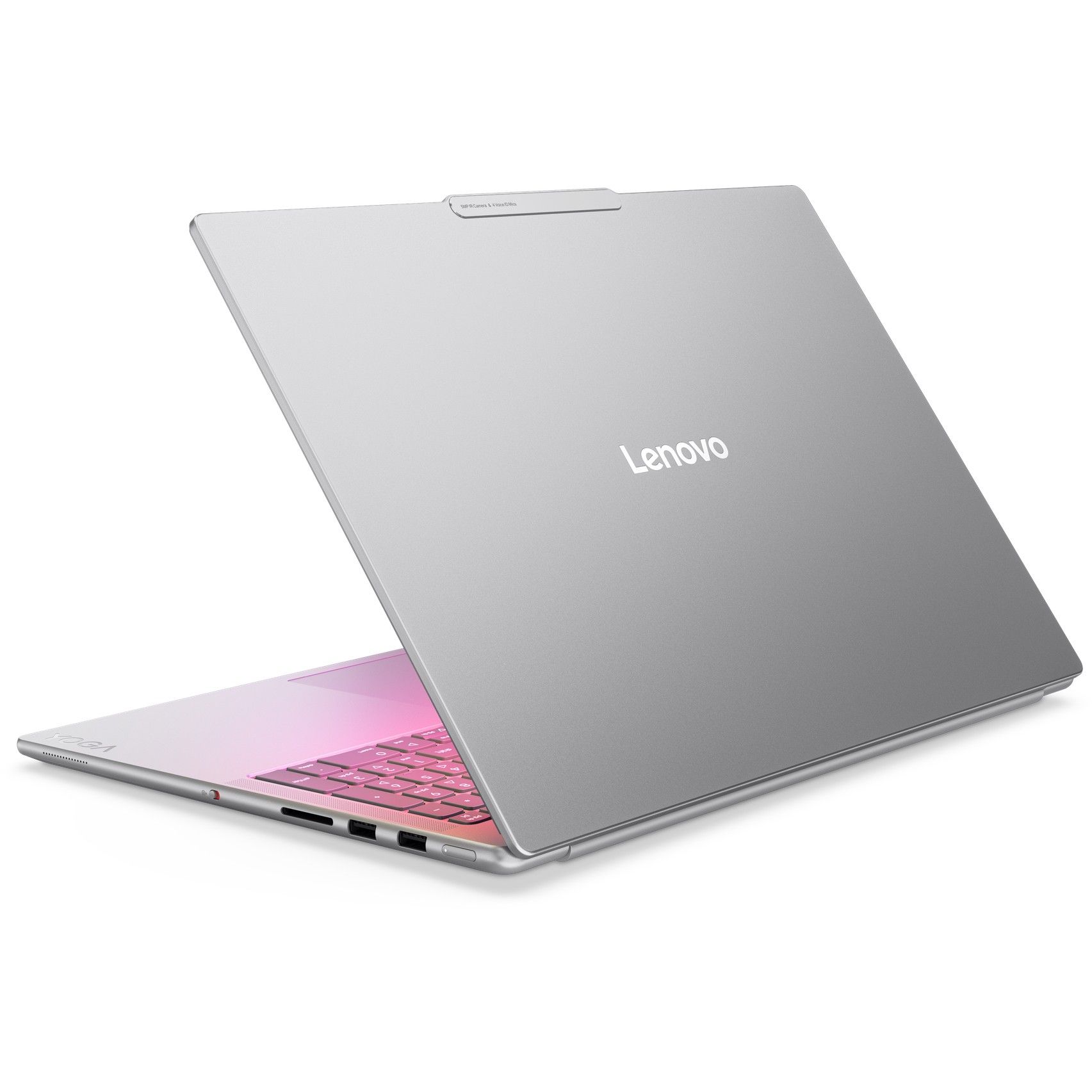 Laptop Gaming Lenovo Yoga Pro 9 Aura Edition 16IAH10 / Ultra 7-255H / 32GB LPDDR5 / 1TB / 16" 2.8K OLED 120Hz / RTX 5060 8GB - Gri - Figura 2