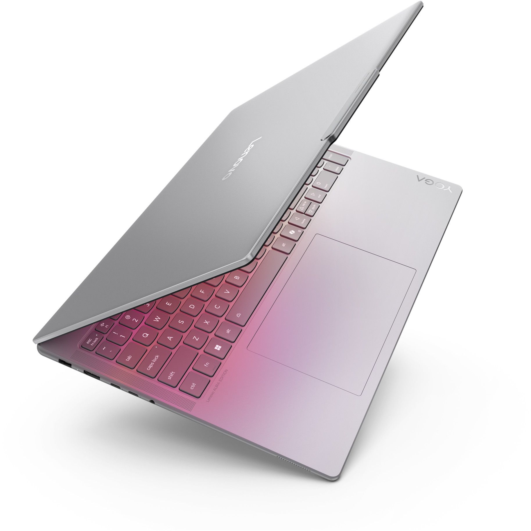 Laptop Gaming Lenovo Yoga Pro 9 Aura Edition 16IAH10 / Ultra 9-285H / 64GB LPDDR5 / 2TB / 16" 3.2K OLED Touchscreen / RTX 5070 8GB / Gri - Figura 3