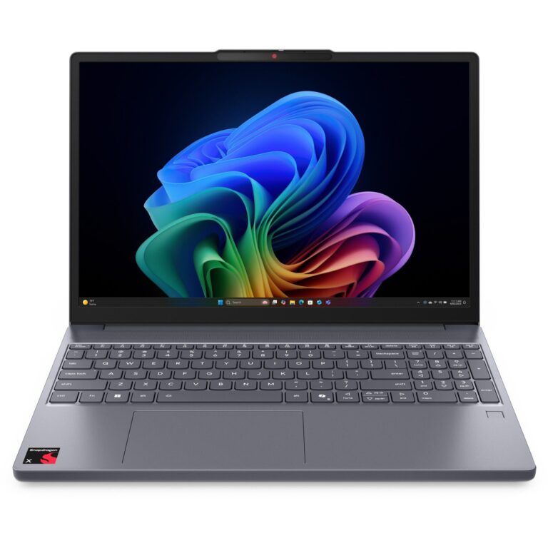 Laptop Lenovo IdeaPad Slim 3 15Q8X10 / Snapdragon X X1-26-100 / 24GB LPDDR5 / 1TB / 15.1" WQXGA OLED / Qualcomm Adreno GPU / Gri