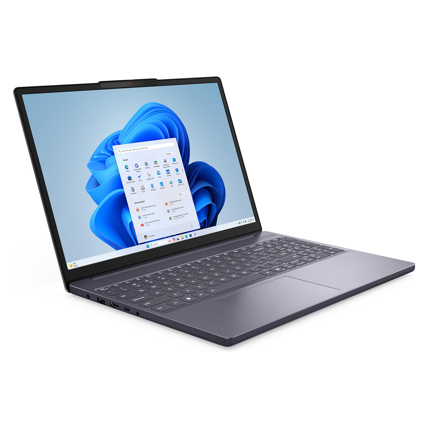 Laptop Lenovo IdeaPad Slim 3 15AHP10 / RYZ7 8840HS / 16GB DDR5 / 1TB / 15.3″ WUXGA IPS AG 60Hz / AMD Radeon 780M – Gri 4