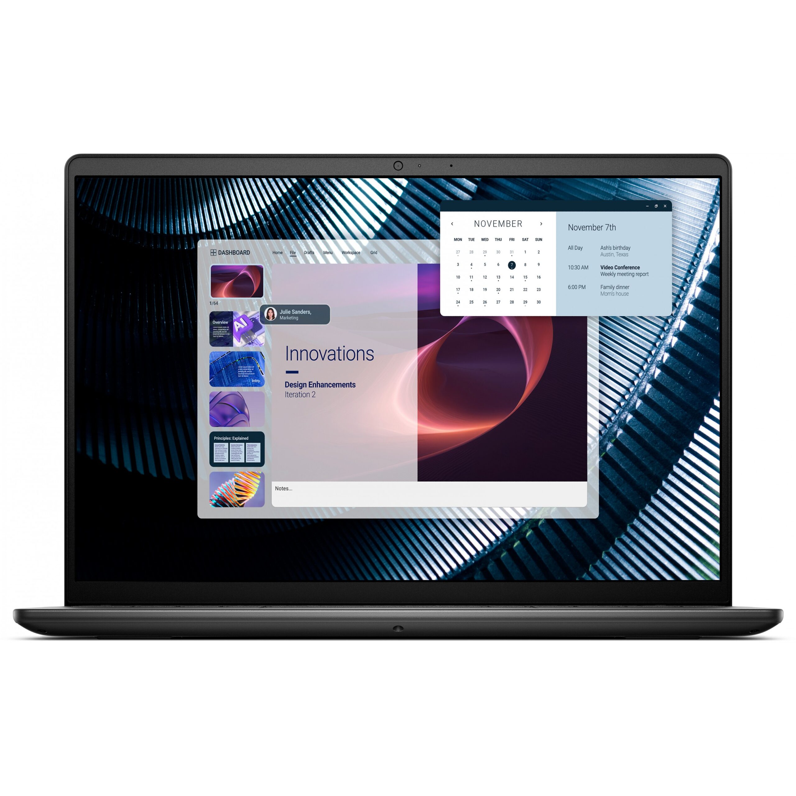 Laptop Dell Pro 14 Essential PV14250 / Core 7-150U / 16G DDR5 / 1TB / 14" Full HD+ IPS WVA / Intel Graphics / Zezë - Figura 2