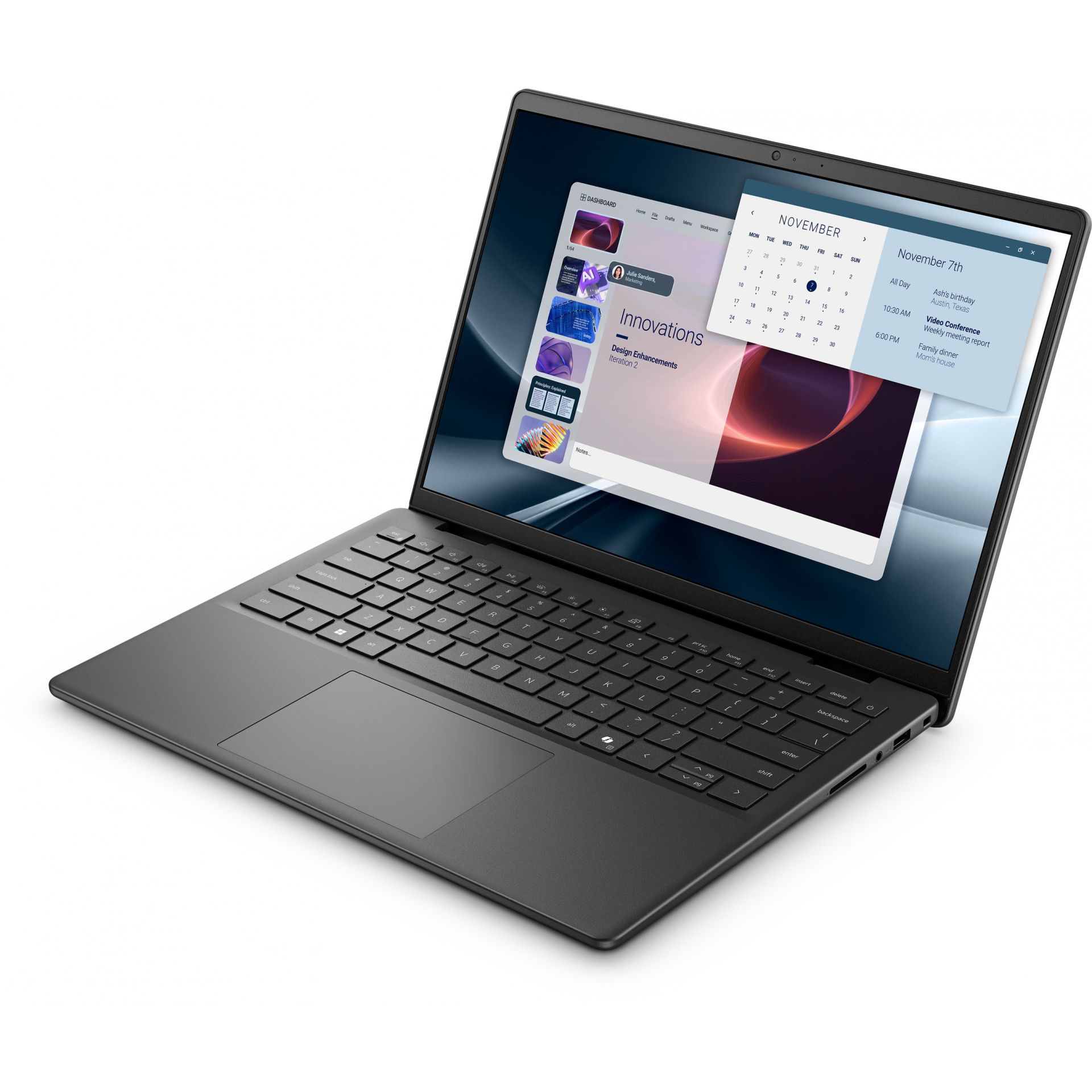 Laptop Dell Pro 14 Essential PV14255 / Ryzen AI 5 330 / 16GB DDR5 / 512GB / 14" Full HD+ IPS WVA / AMD Radeon 820M / Zezë - Figura 3
