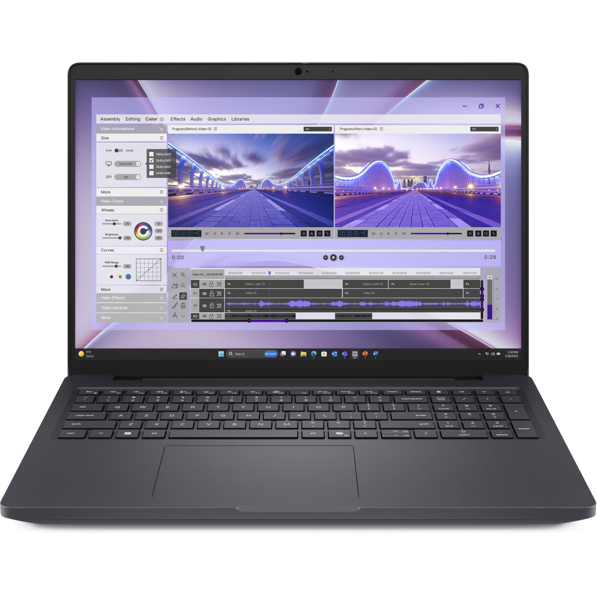 Laptop Gaming Dell Pro Max 16 MC16250 / Ultra 7- 265H / 64GB DDR5 / 1TB / 16" Full HD+ WVA / RTX 1000 8GB / Zezë - Figura 2