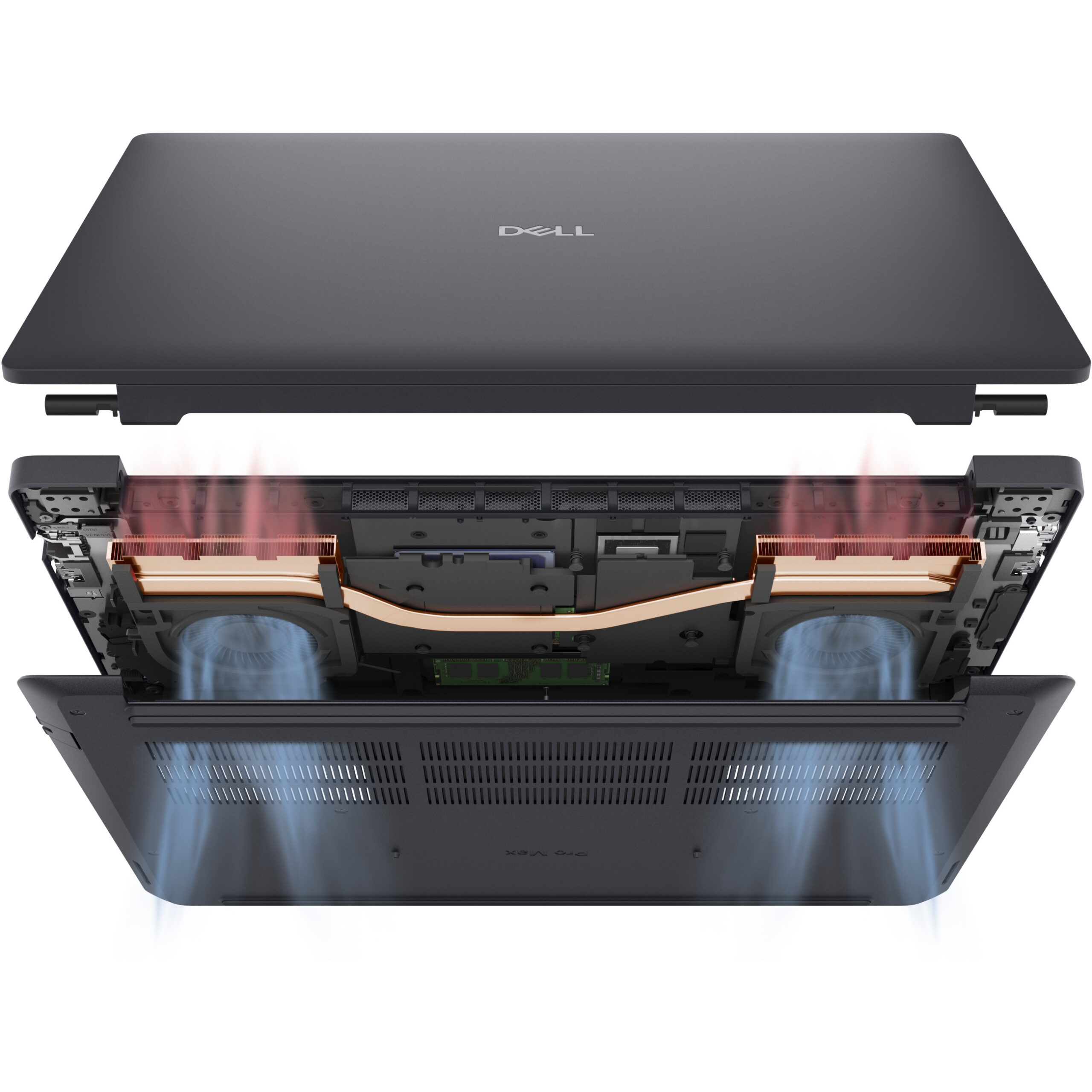 Laptop Gaming Dell Pro Max 16 MC16250 / Ultra 7- 265H / 32GB DDR5 / 1TB / 16" Full HD+WVA / RTX 2000 8GB / Zezë - Figura 3