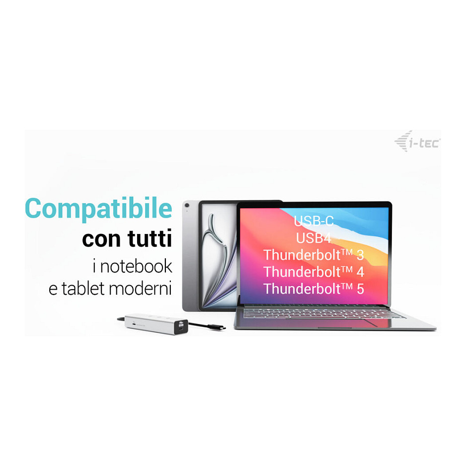 HUB I‑TEC USB-C / 5 Ports - Argjend - Figura 5
