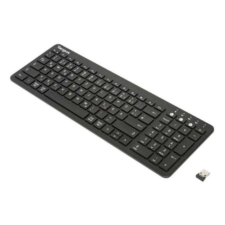 Tastierë pa kabllo TARGUS Antimicrobial Bluetooth Universal Keyboard / Cross‑platform – Zezë
