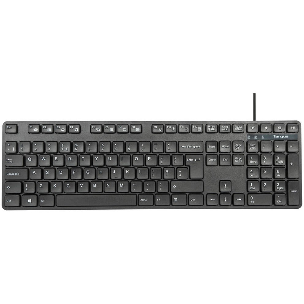 Combo (Tastierë & Maus) Targus Full-Size USB / Antimicrobial / QWERTY ES - Zezë - Figura 2