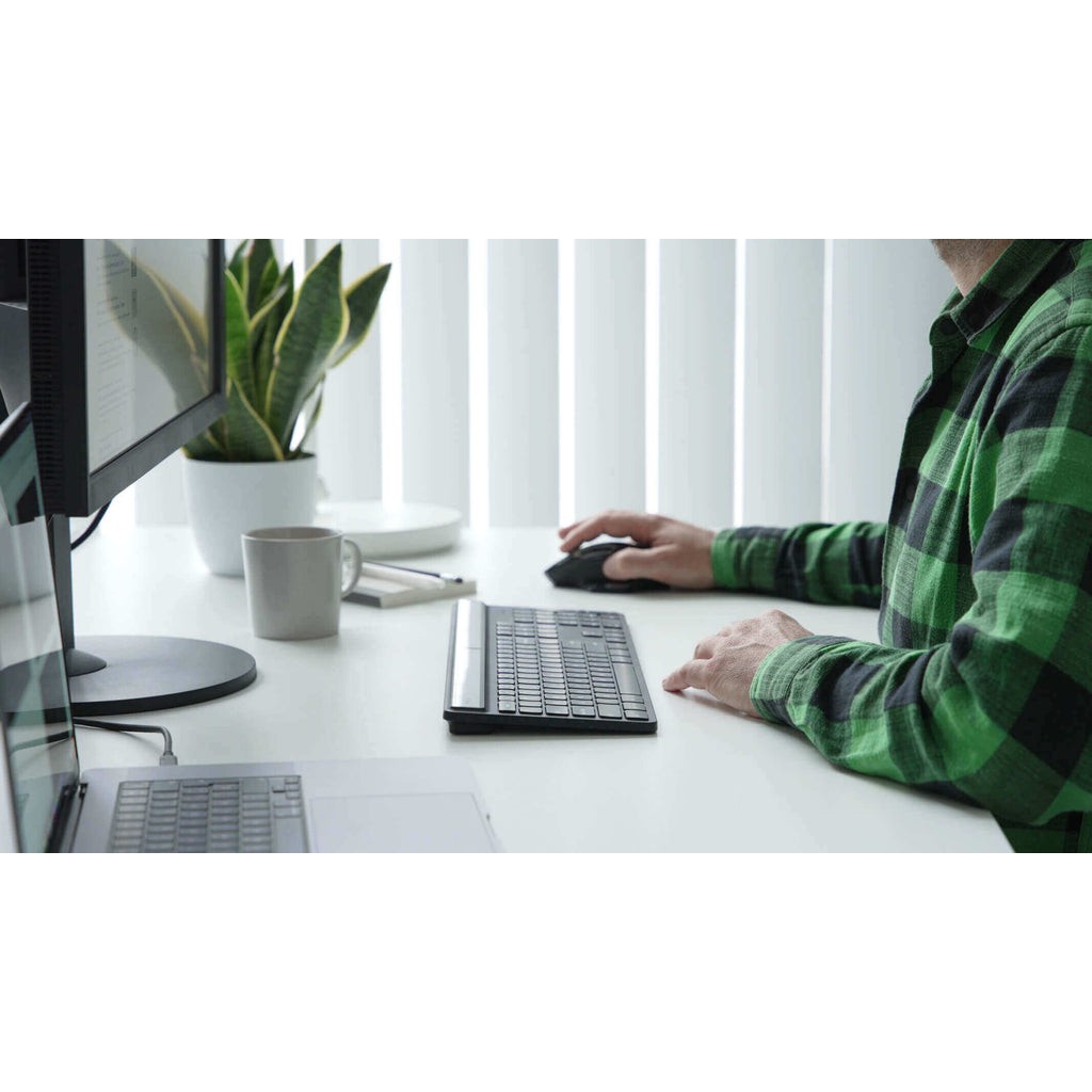 Tastierë Pa kabllo TARGUS EcoSmart Antimicrobial / QWERTY Nordic Layout / Bluetooth 5.0 / RGB – Zezë - Figura 4