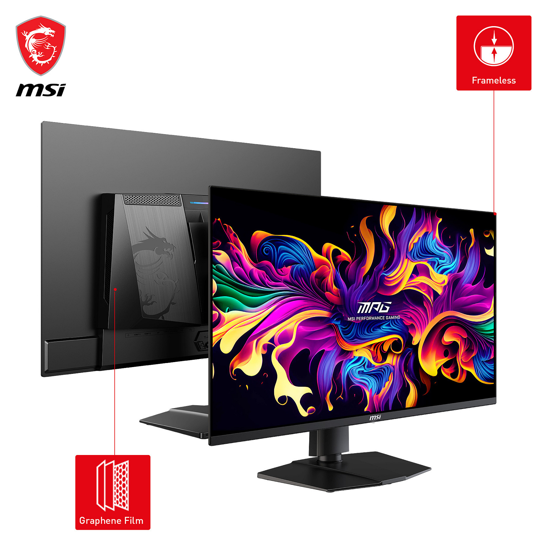Monitor Gaming MSI MPG 321URXDE / 31.5" / 4K Ultra HD / QD-OLED / 240 Hz / 0.03 ms / HDMI+USB+DP - Zezë - Figura 3
