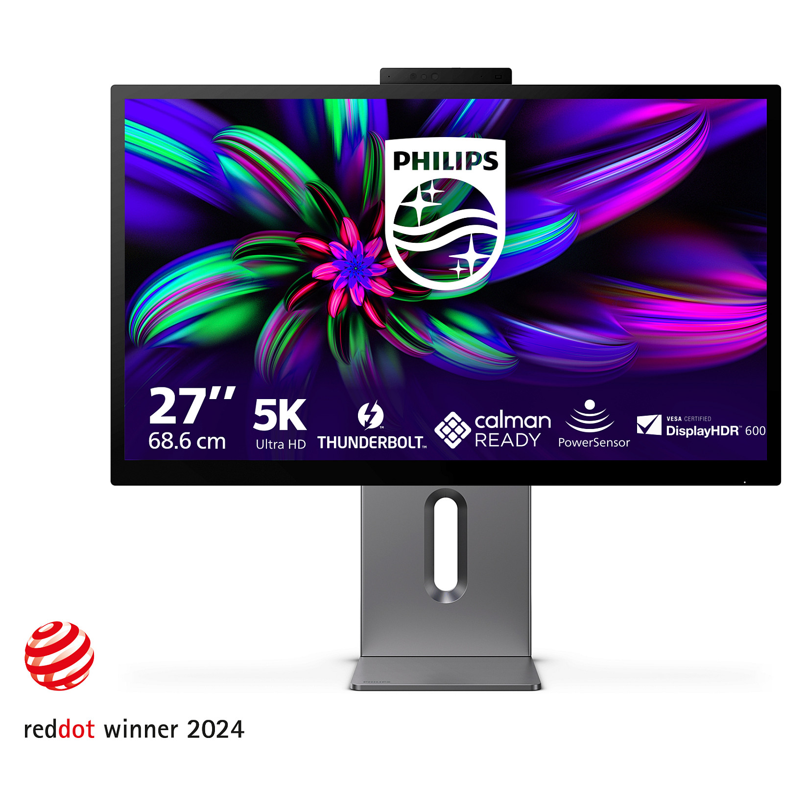 Monitor Philips Brilliance 27E3U7903 / 27"/ 5K Ultra HD IPS AG / LCD / 70Hz / 4ms / USB + HDMI + Thunderbolt + HDCP - Gri