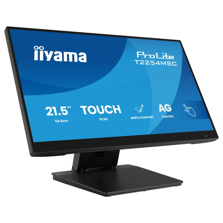 Monitor IIYAMA T2254MSC-B2AG / 21.5" / Full HD IPS LED Touch / 100 Hz / 4ms / USB + HDMI + DP - Zezë
