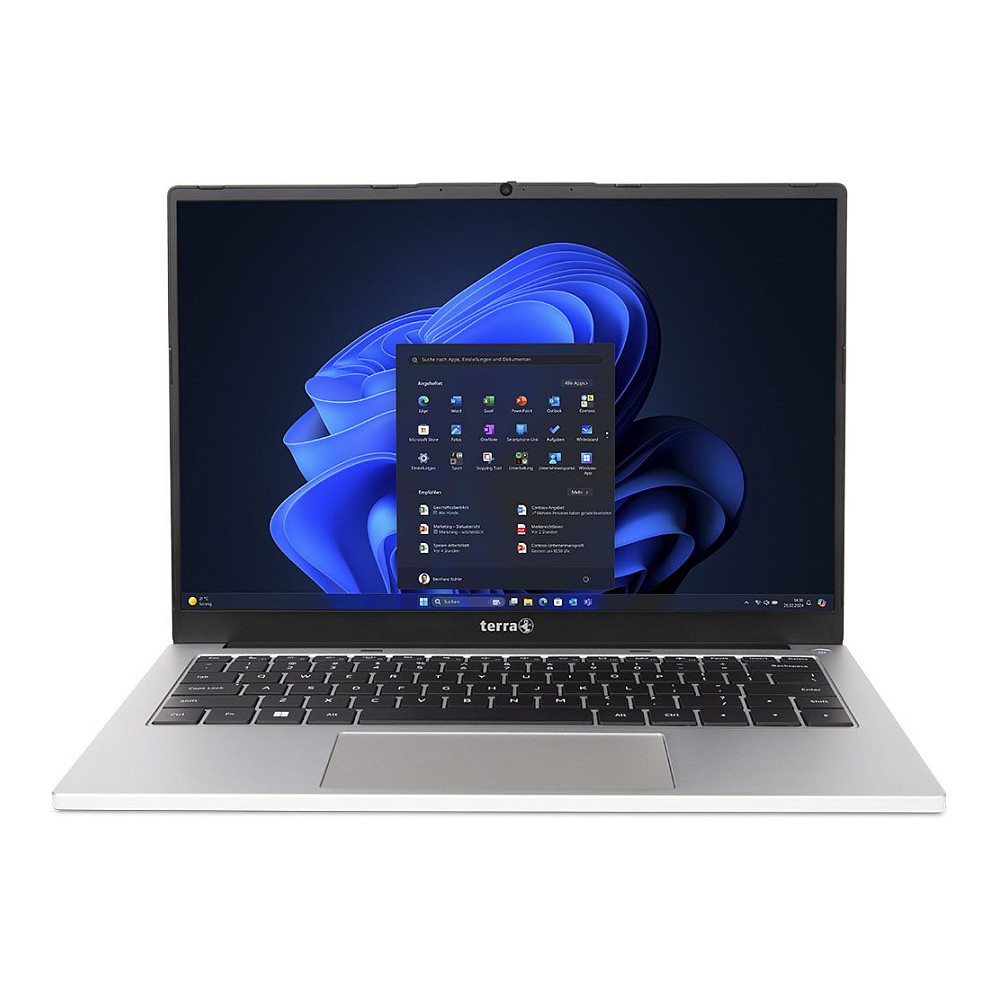 Laptop Wortmann Terra Mobile 1410R / i5-1334U / 16GB DDR4 / 512GB / 14" WUXGA / Iris Xe Graphics - Zezë/Argjend