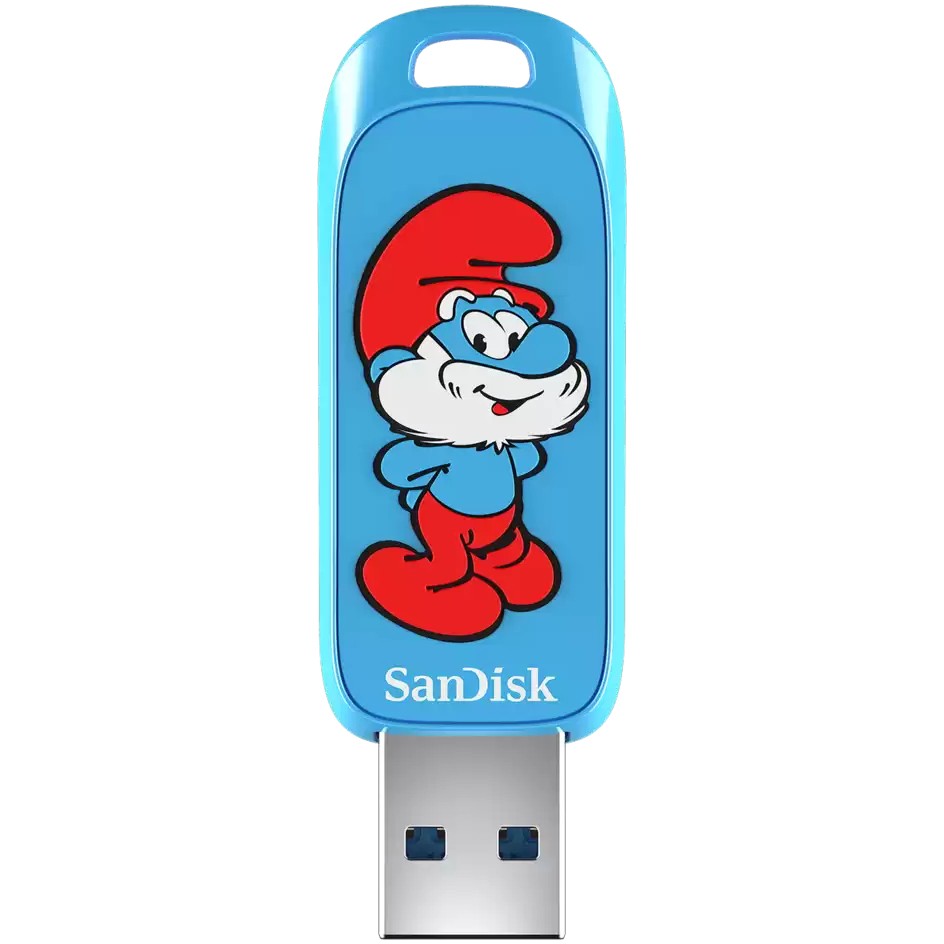 USB Flash Drive Papa Smurf / 128GB / USB 3.2 / Gen 1 / 130MB/s