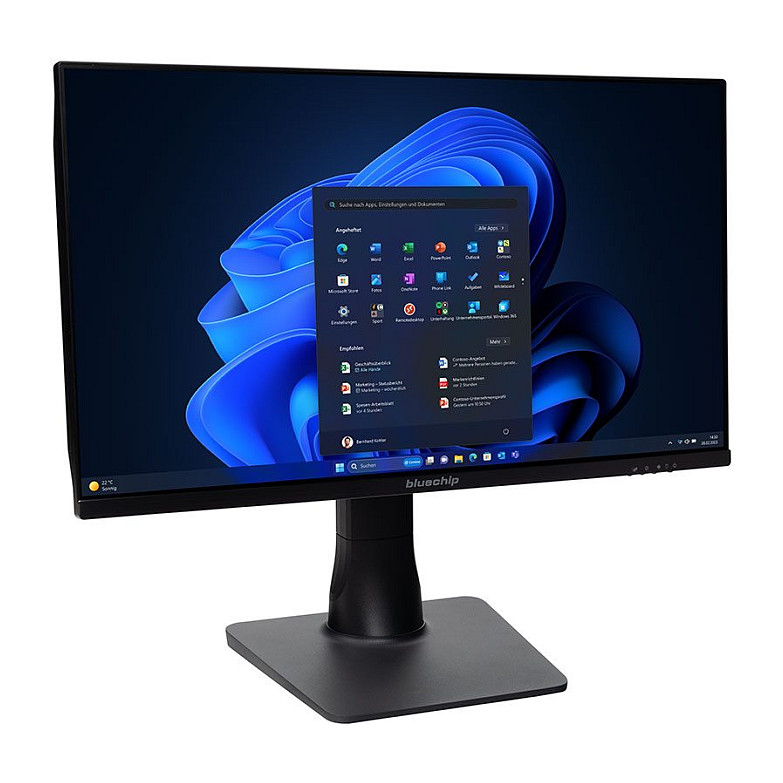 AIO bluechip BUSINESSline AIO2350 / i5-14400 / 16GB DDR4 / 500GB / 23.8" Full HD IPS / Intel UHD Graphics 730 - Zezë