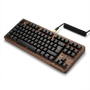 Tastierë Gaming Sharkoon SKILLER SGK50 S3 / Wood PBT / Yellow Switches / Spanish layout - Druri / Zezë