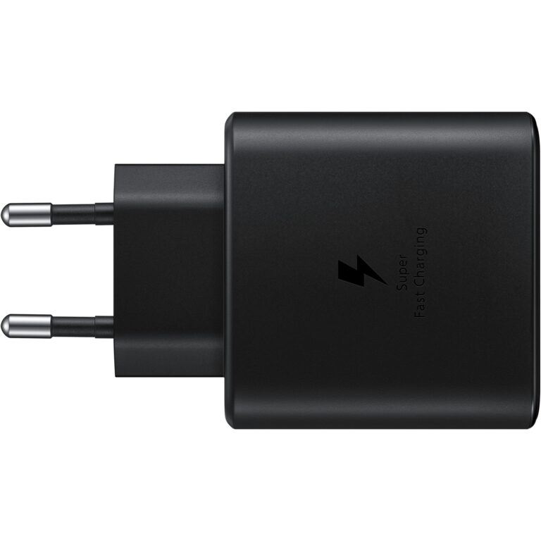 Aksesorë për telefon Quick Charger Samsung EP-TA845 / 45W / Me Kabllo USB-C DA705 - Zezë