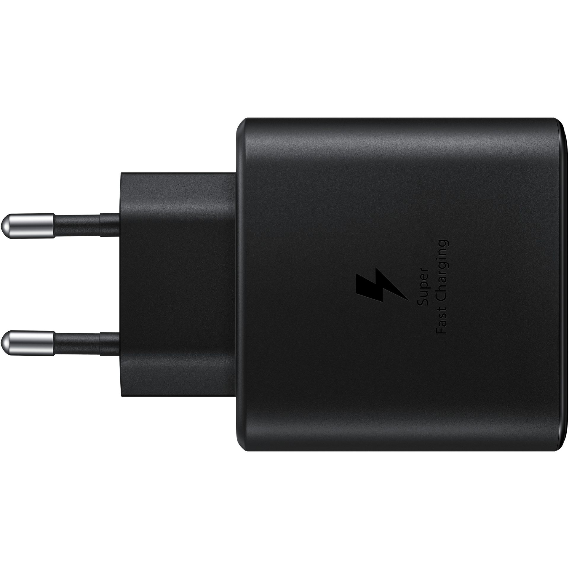 Aksesorë për telefon Quick Charger Samsung EP-TA845 / 45W / Me Kabllo USB-C DA705 - Zezë