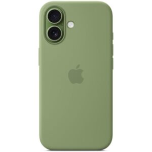 Silicone Case iPhone 17 with MagSafe (Light Moss Green)