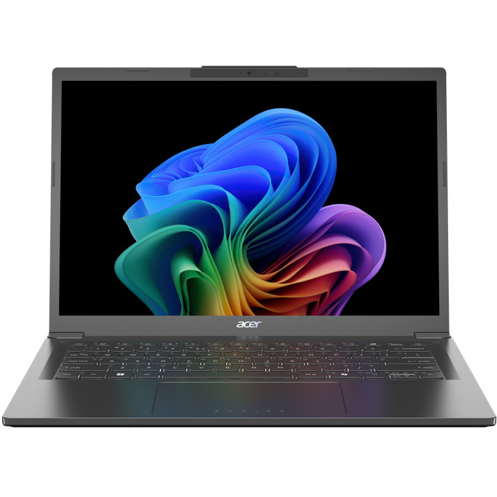 Laptop Acer Aspire 14 AI A14-52M-70D7 / Intel Core Ultra 7 256V / 16GB LPDDR5x-SDRAM / 512GB / 14" WUXGA IPS LED / Intel Arc Graphics 140V - Gri e mbyllur