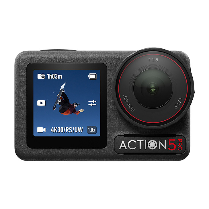 Kamerë digjitale aksioni DJI Osmo Action 5 Pro Adventure Combo - Zezë