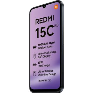 Telefon i mençur Xiaomi Redmi 15C / 5G / Dual Sim / 4GB / 128GB - Zezë