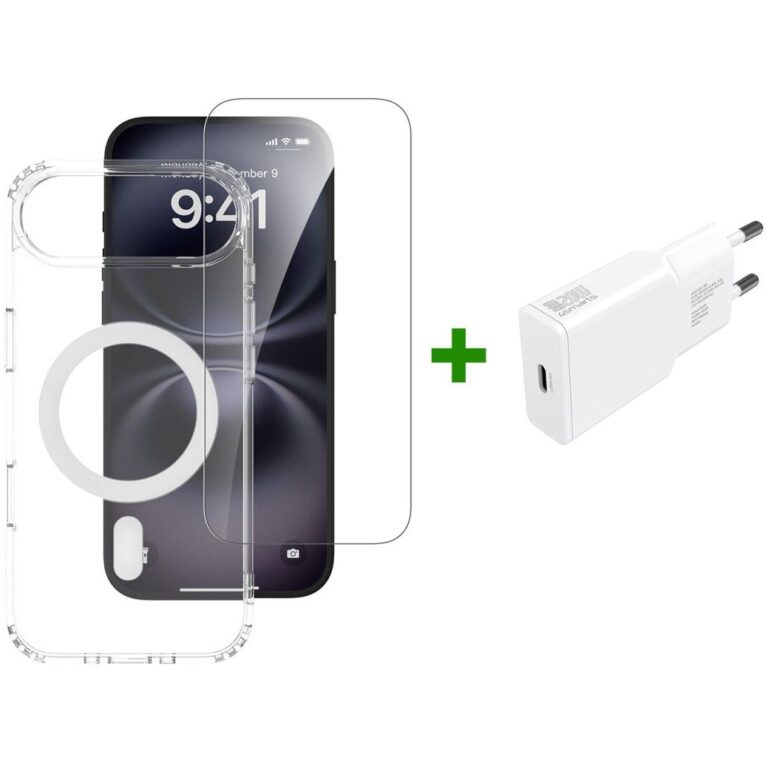 4smarts 3-in-1 Premium Starter Set for Apple iPhone – Gri