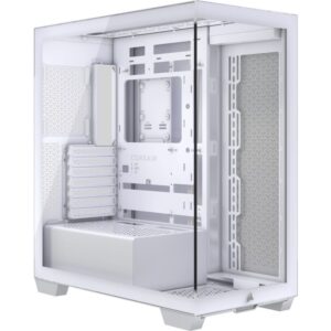 Kasë Corsair 3500X White Midi Tower ATX Gaming Case – Bardhë