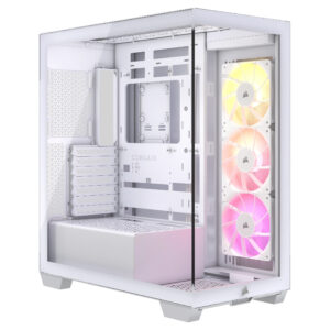 Kasë Corsair 3500X ARGB Midi Tower ATX Gaming - Bardhë