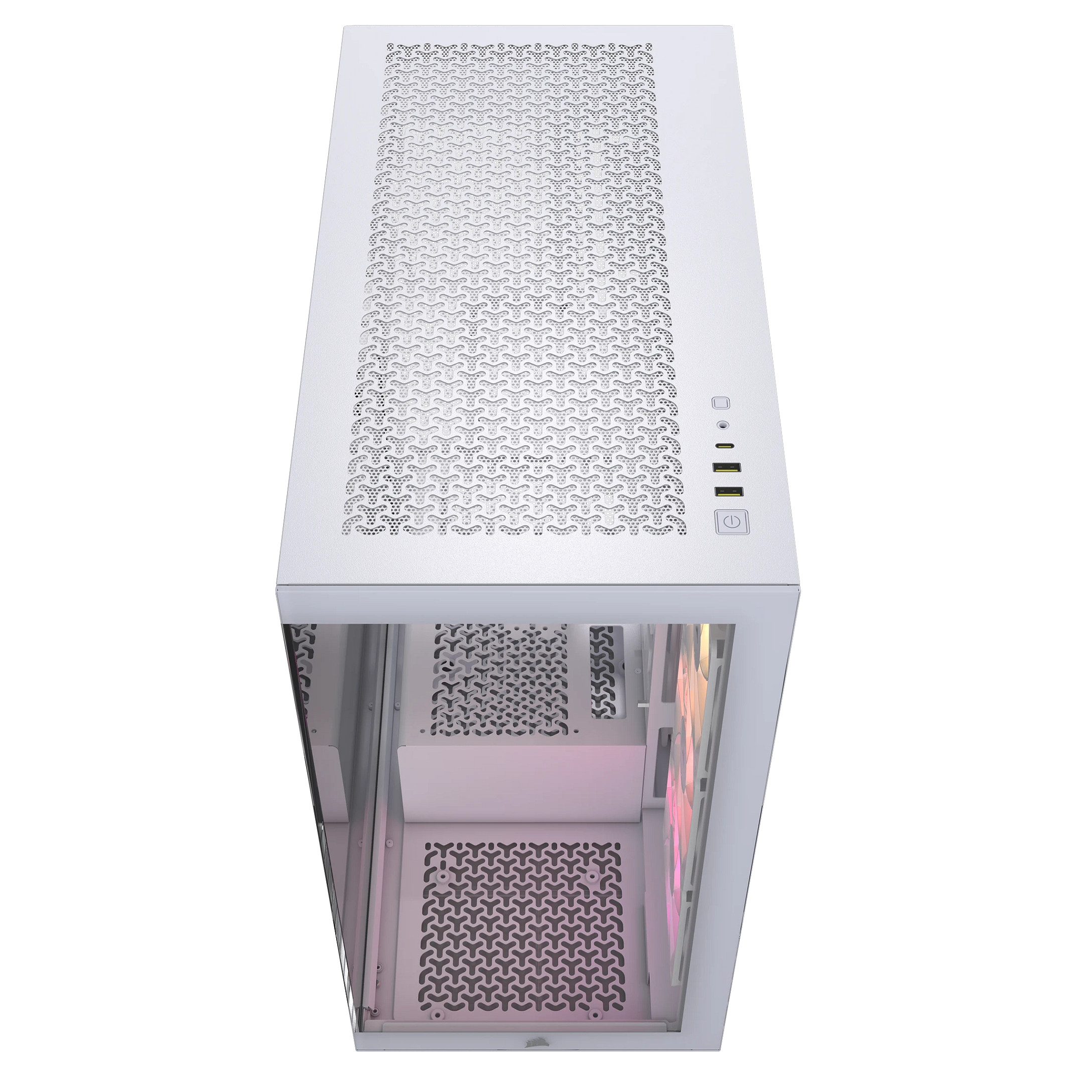 Kasë Corsair 3500X ARGB Midi Tower ATX Gaming - Bardhë - Figura 2