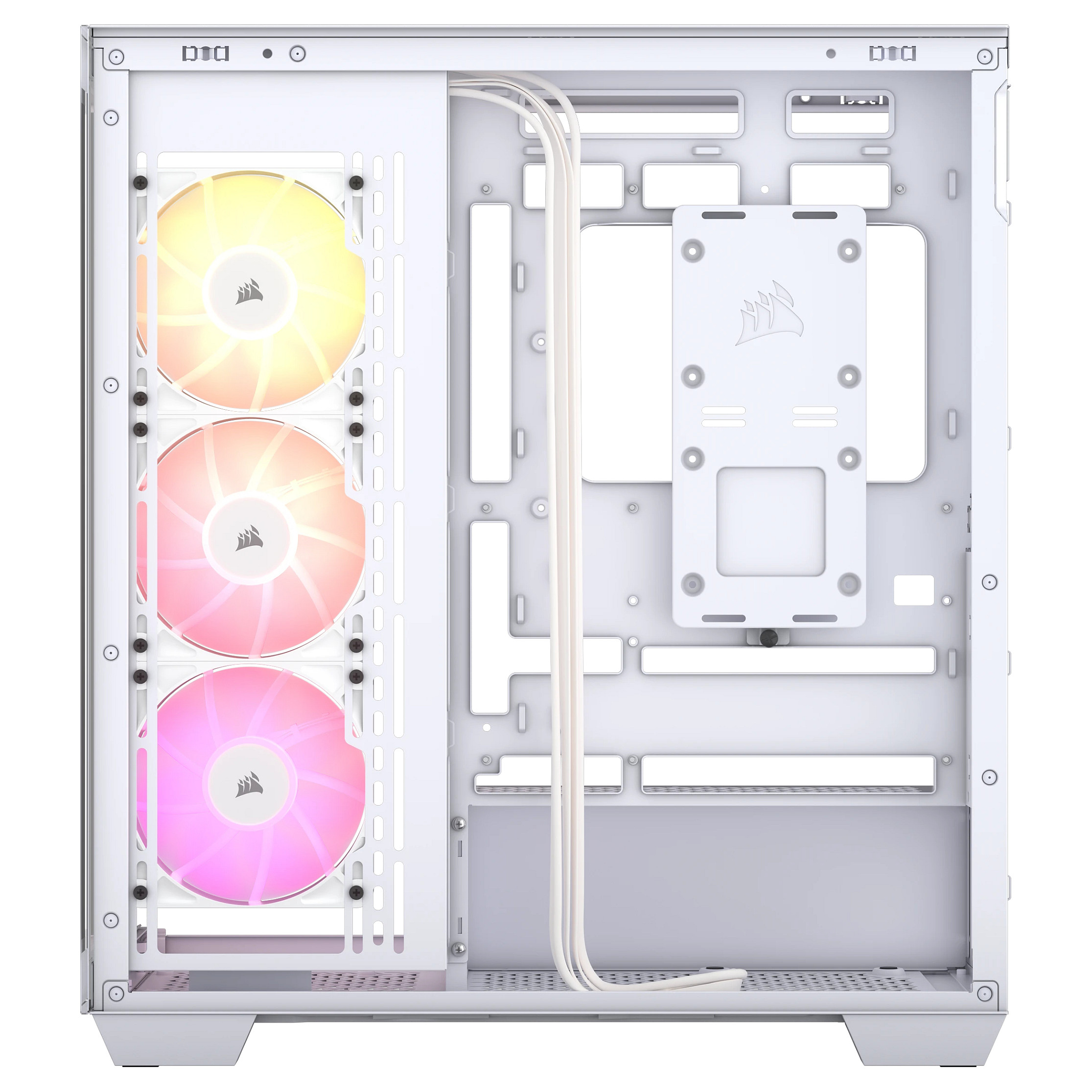 Kasë Corsair 3500X ARGB Midi Tower ATX Gaming - Bardhë - Figura 5