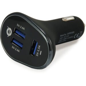 Conceptronic 3-Port USB Car Charger 3x USB-A / 31.5W – Zezë