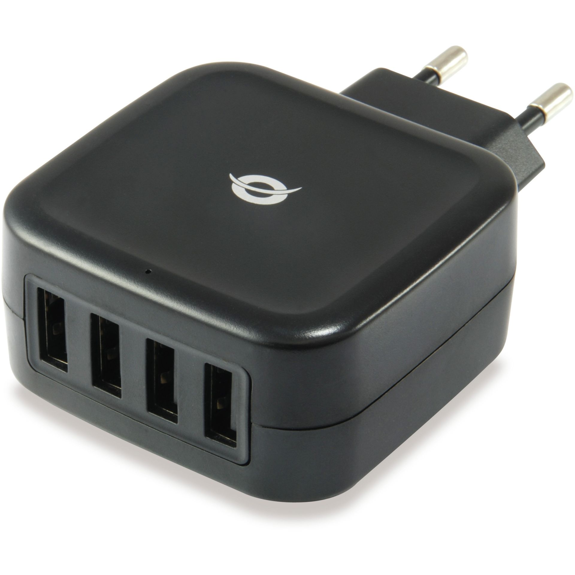 Conceptronic 4-Port USB-A Charger  25W / 5.0V / 2.4A – Zezë